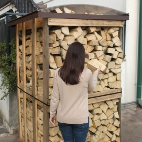 Cappello Universale In Policarbonato Per Coprire Legna E Pallet