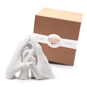 Calchi Italiani Famiglia Kit Calco Mani Alginato e Gesso Artistico