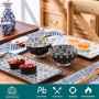  Set Sushi per 2 Persone in Porcellana Confezione Regalo 8 pezzi