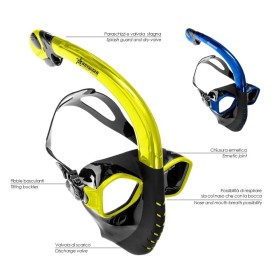 Maschera Abysstar M- Max 2 Colore Blu