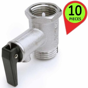 Valvole sicurezza scaldabagno MF 3/4 pollice riduttore di pressione Pezzi 10